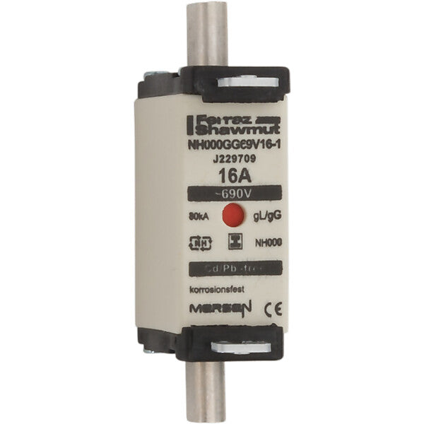 Mersen NH-Sicherungseinsatz SG Gr.000 gG 10A/690VKM NH000GG69V10-1